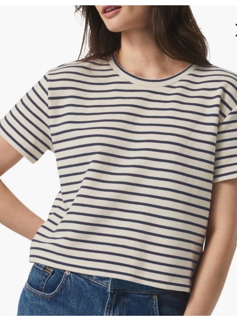 Splendid cropped tee